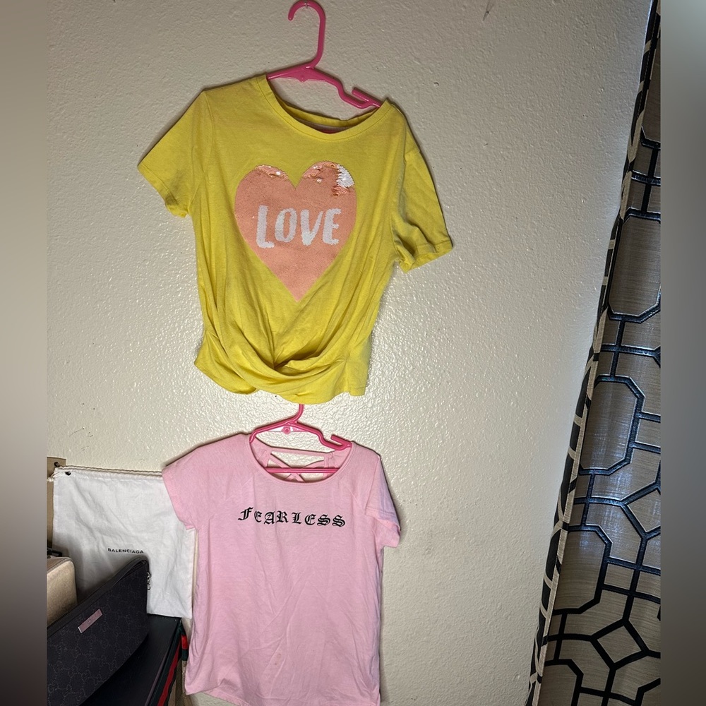 BUNDLE of Girls Short sleeves Tees